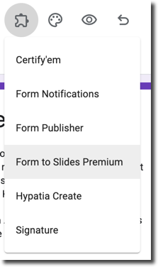 Puzzle piece form to slides premium